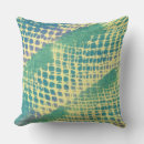 Recherche de vert jaune bleu coussins Motif