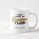 Recherche de future grand mère tasses Typographie