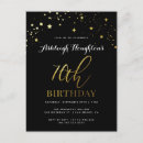 Recherche de gold confetti anniversaire invitations Tendance