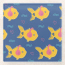 Recherche de fish decor dessous de verres Motif