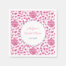 Recherche de fleurs peintes serviettes Bride