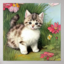 Zoek naar rode kat kunst Bloemen