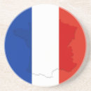 Recherche de drapeau france dessous de verres Rouge