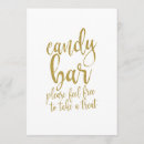 Zoek naar snoep bar uitnodigingen Goud