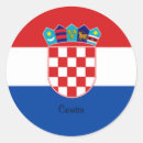 Recherche de croatie autocollants Drapeau de la croatie