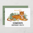 Recherche de tiger anniversaire cartes Zoo