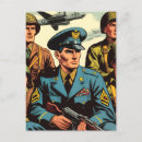 Recherche de soldats vintages cartes postales Guerre
