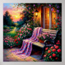 Recherche de banc de jardin posters Fleurs