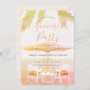 Recherche de beach party invitations Palmier