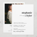 Recherche de moderne contemporain simple mariage invitations Minimaliste