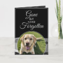 Recherche de animaux condoléances cartes Empreinte de patte