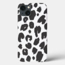 Recherche de empreinte de léopard noir électronique Moderne