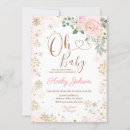 Recherche de flocon de neige rose invitations Oh bébé