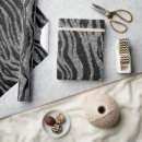 Recherche de gris argenté papier cadeau Rayé