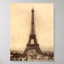 Recherche de tour eiffel vintage posters Café
