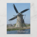 Recherche de moulins cartes postales Holland