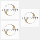 Recherche de logo société autocollants Votre logo ici