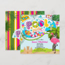 Recherche de natation anniversaire invitations Enfants