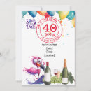 Zoek naar grappige flamingo uitnodigingen Feest