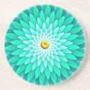 Recherche de motif fleuri dessous de verres Décoratif