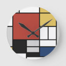 Recherche de mondrian horloges Blue