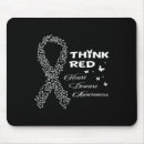 Recherche de maladie cardiaque tapis souris Rouge