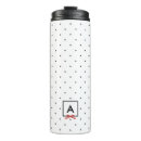 Recherche de motif de pois rouge tasses Monogramme