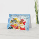 Recherche de poisson chat vœux cartes Aquarelle