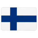 Recherche de drapeau de la finlande magnets Bleu