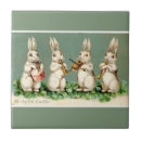 Recherche de lapin pâques de carreaux Vintage