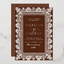Recherche de dentelle mariage invitations Romantique