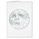 Recherche de visage lune cartes postales Homme dans la lune