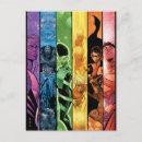 Recherche de comics cartes postales Dc super héros