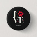 Zoek naar pleisters buttons Hond