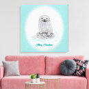 Zoek naar otters kunst Kerstmis
