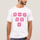 Recherche de symboles mathématiques tshirts Enseignant