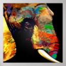 Recherche de éléphant coloré posters Abstrait