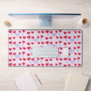 Recherche de forme coeur tapis souris Rose