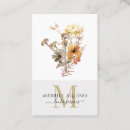 Recherche de monogramme floral cartes visite Customer