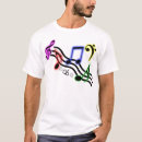 Recherche de de note de musique tshirts Basse