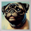 Recherche de peinture carlin posters Chiot