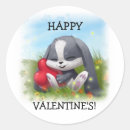 Recherche de dessin lapin autocollants Coeur