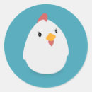 Zoek naar cartoon kip stickers Vogel