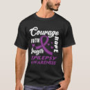 Zoek naar epilepsie steun tshirts Paars
