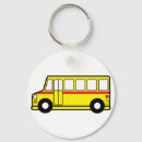 Zoek naar school bus sleutelhangers Gele schoolbus