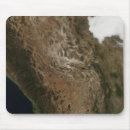 Recherche de géographie physique tapis souris Vue satellite