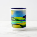 Recherche de paysage tasses Collines