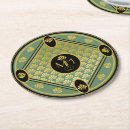 Recherche de jade dessous de verres Vintage