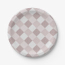 Recherche de beige assiettes en papier Gris