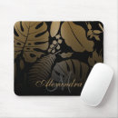 Recherche de feuille d or tapis souris Moderne